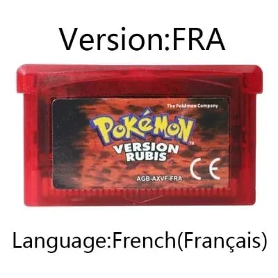 GBA 비디오 게임 카트리지 콘솔 카드 포켓몬 에메랄드 루비 FireRed LeafGreen 사파이어 GBA/NDS용 다국어 — image 24