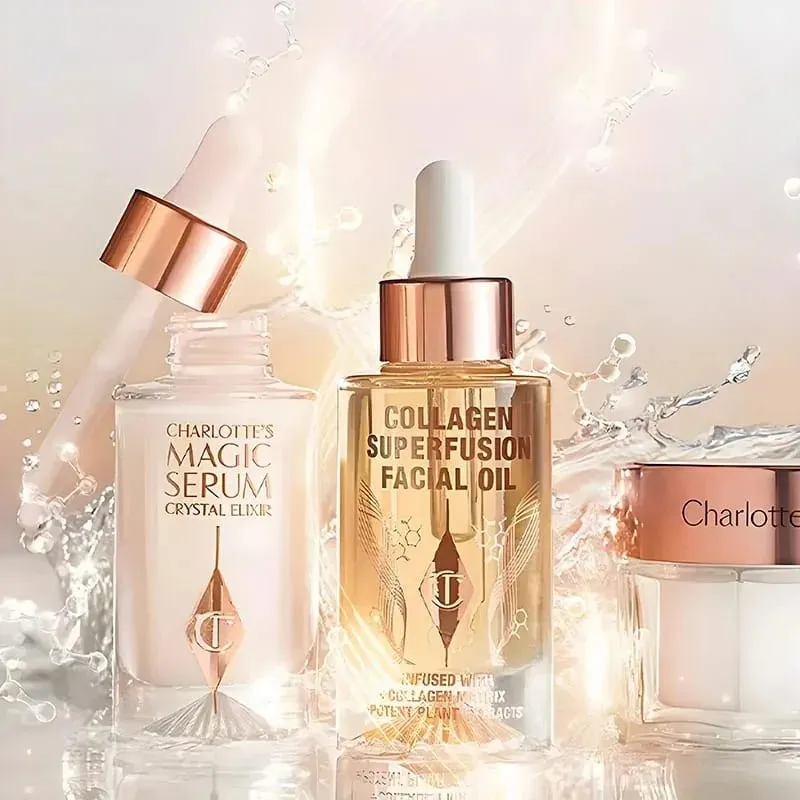 Charlotte Tilbury - Coffret crayon à lèvres avec fond de teint soyeux à l'huile essentielle, maquillage lisse, léger, naturel et flou — image 2