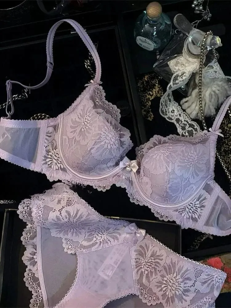 Sexy Minimizer-BH aus französischer Spitze, bequem, weich, mit Bügel, Anti-Durchhängen, reiner Wunsch, vollfiguriger Büstenhalter, 32-38 A-C