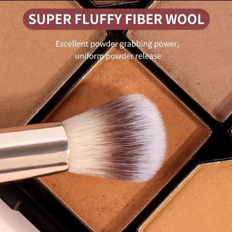 Ensemble de pinceaux de maquillage de base à double extrémité, avec boîte, pour fond de teint, poudre, Blush, détails pour fard à paupières, débutant, voyage, 4 pièces — image 5