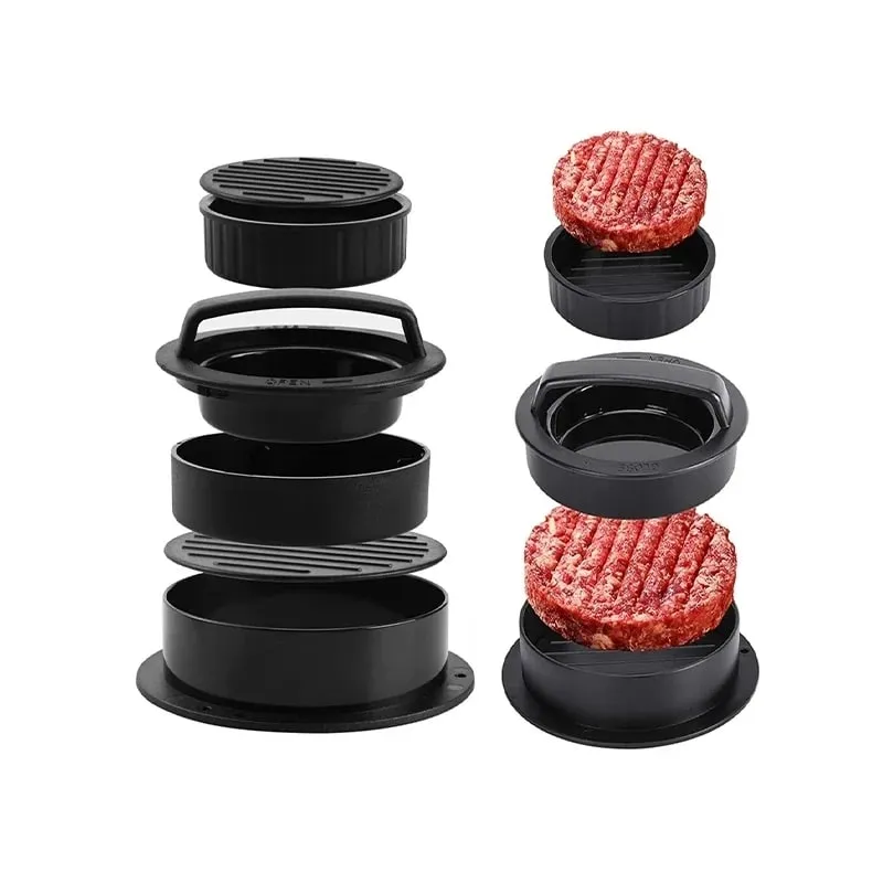 Pressa manuale per hamburger, pressa per carne, stampo per palline di riso, griglia rotonda per manzo, pressa per hamburger, dispositivo per la creazione di polpette, accessori da cucina — image 2