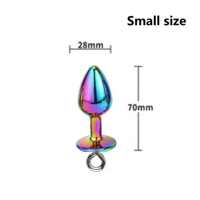 Piccole medie grandi perline anali Butt plug Morsetti per capezzoli di perle Set con catena Clip per seno in metallo Bondage Coppia schiava Gioco Giocattolo del sesso — image 23