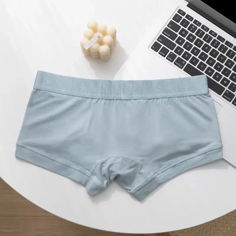 Men's Boxers Cotton Underwear Boxer Shorts Sexy Men Boxer Briefs Solid Color Underpants Boxer For Man — image 4