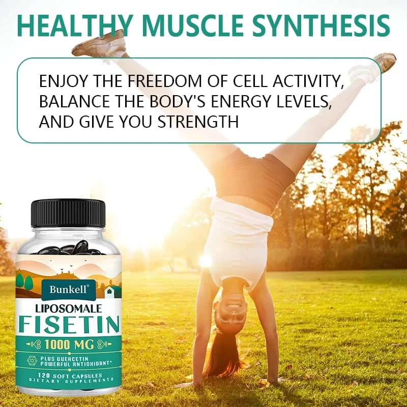 Liposomal Fisetin dengan Quercetin - Potensi Tinggi 1000 Mg Kombinasi Tambahan Antioksidan untuk Kesihatan Optimum — image 6