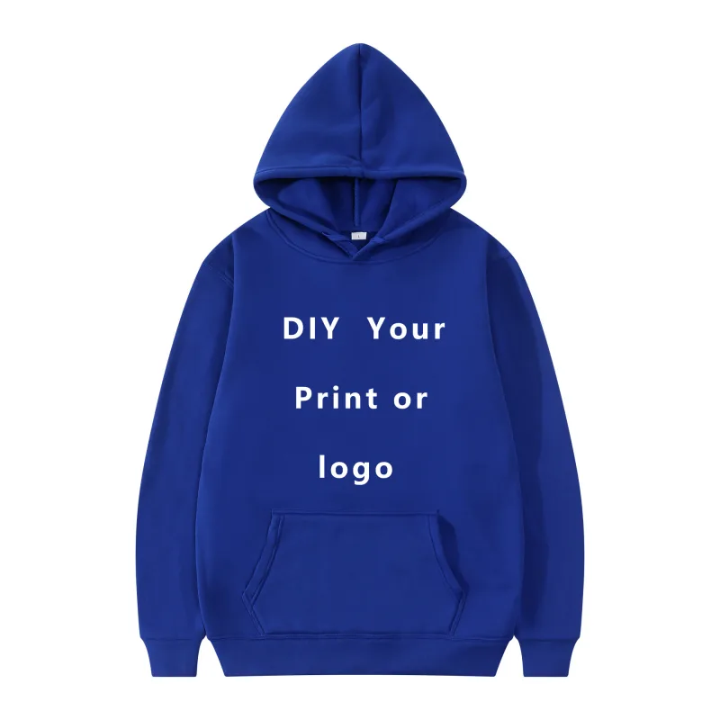 Sweat-shirt à capuche pour hommes et femmes, avec votre propre Design, Logo/image de marque, personnalisé partout, bricolage, décontracté, à la mode, nouveau — image 11