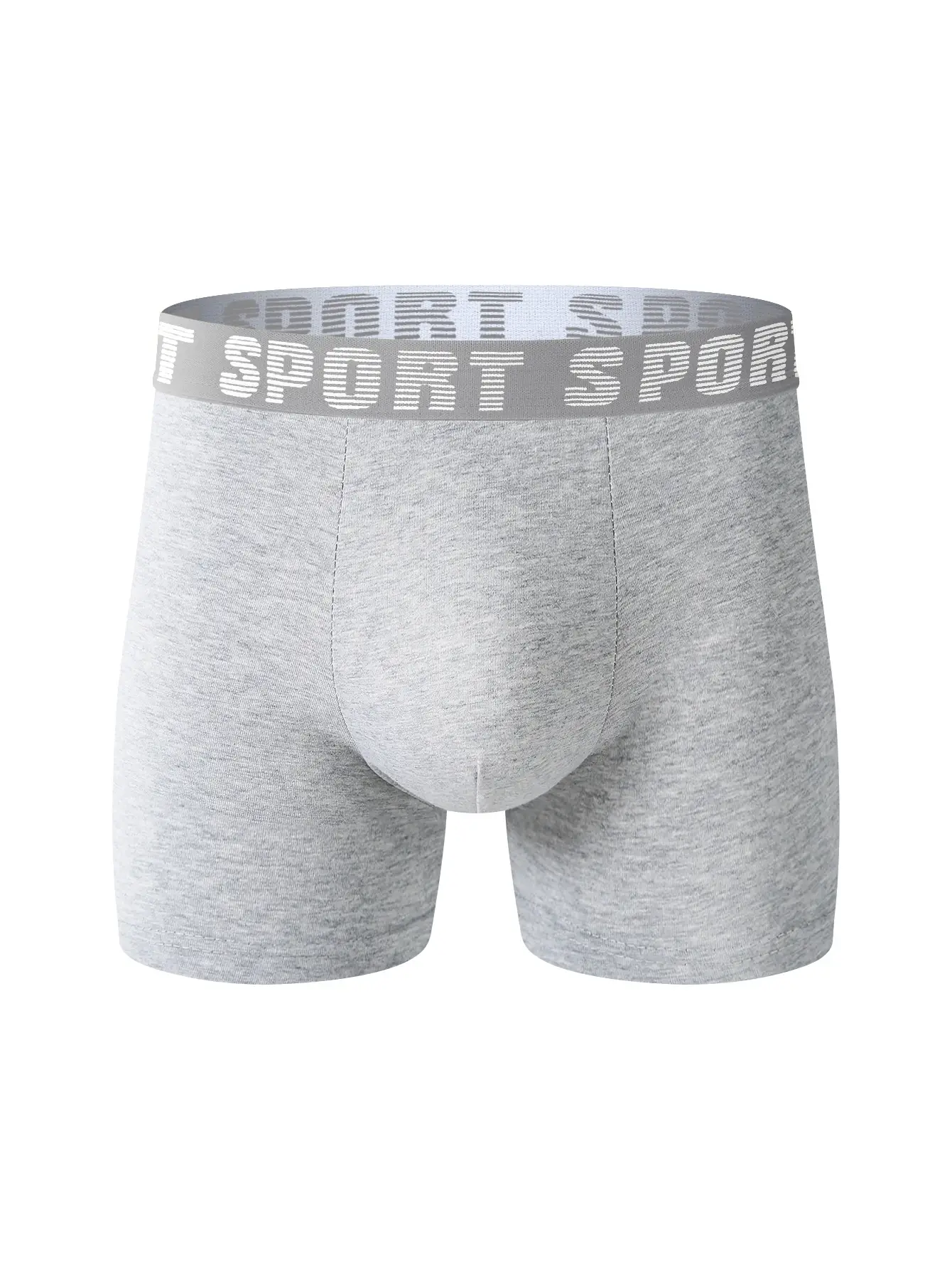8pcs Men's Underwear Skin-friendly Comfortable Men's Long Boxer Briefs Trendy Fashionable Simple Athleisure Classic Men's Pants — image 8