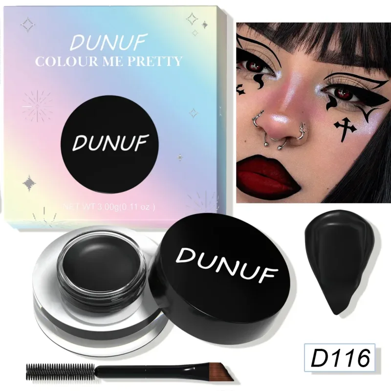 Wasserdichte und langlebige matte Lidschatten-Eyeliner-Creme, 12-farbige Augenbrauen-Färbecreme, Multifunktions-Gesichtsfarbe, Creme-Make-up — image 9