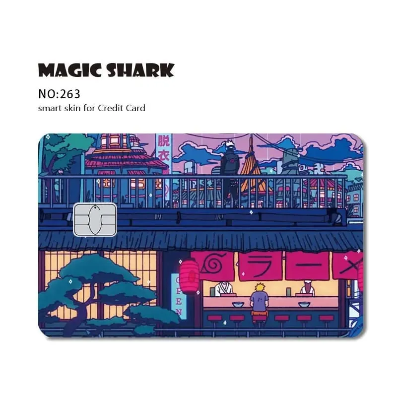 Magic Shark Dog Meme Hunter Snake Stonks 3M 무광택 PVC 전면 스티커 필름 커버 스킨 은행 직불 신용 카드 — image 20