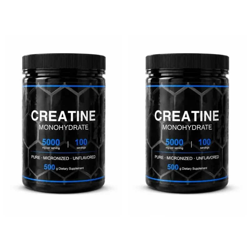 Creatina monoidrato micronizzata pura in polvere 5000 mg per porzione Integratore per il supporto delle prestazioni negli esercizi sportivi 100 porzioni