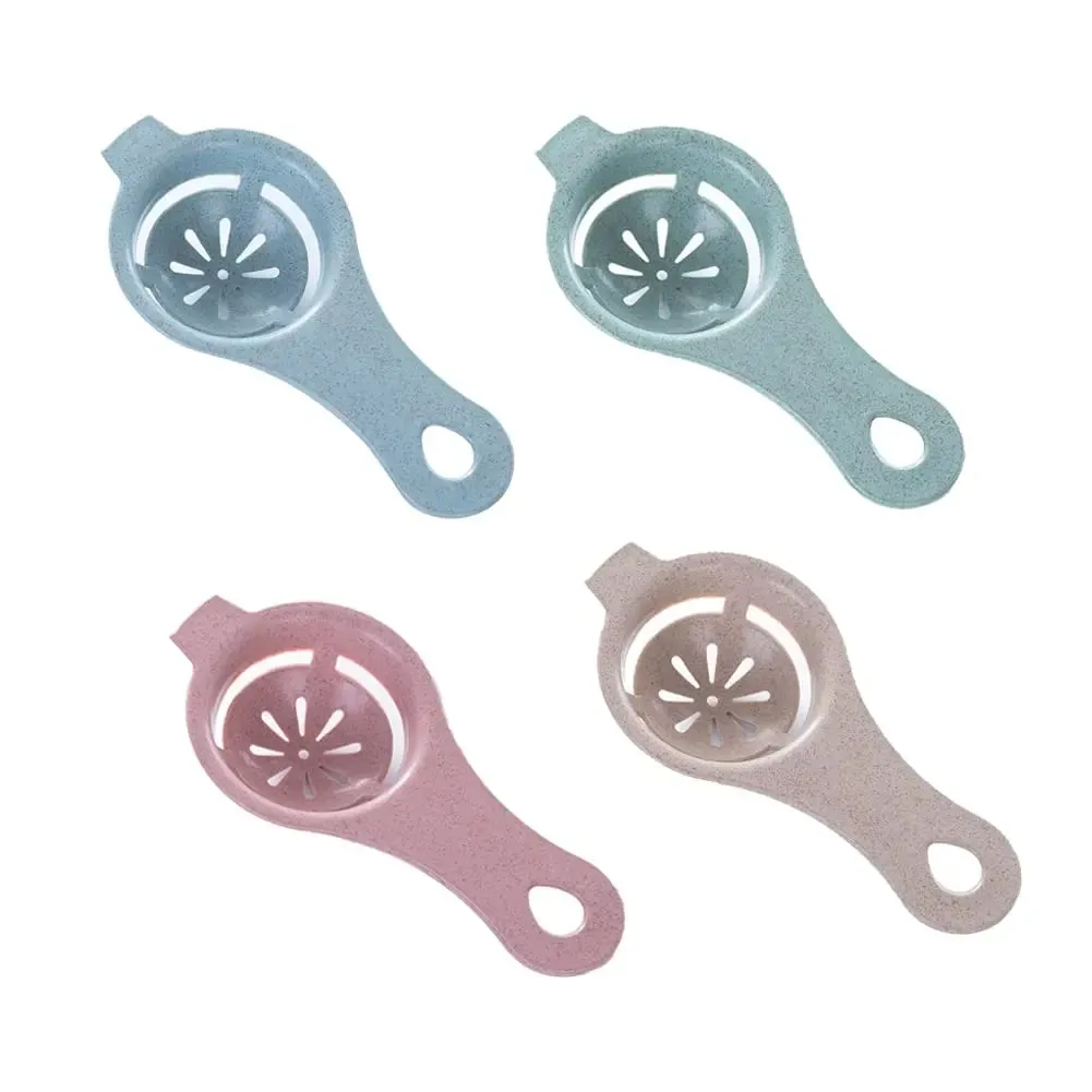 Egg Separator For Raw Eggs,Wheat Stalk Egg Yolk White Separator Divider Tool Kitchen Baking Gadget (4pcs)