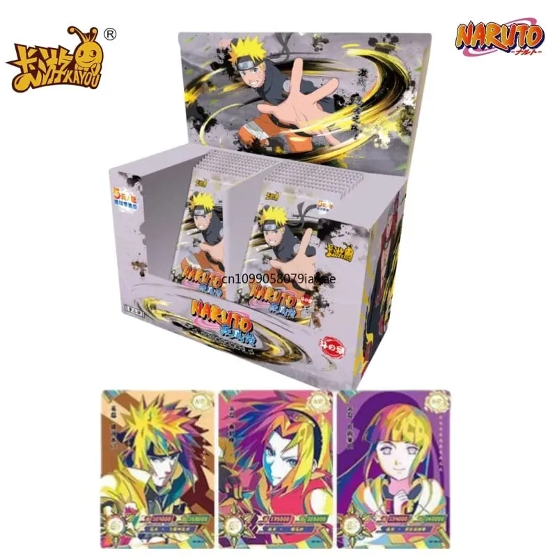Véritable carte NARUTO combat chapitre série complète jeu de cartes carte de Collection dessin animé jouets pour enfants entourant les cadeaux de vacances. — image 4