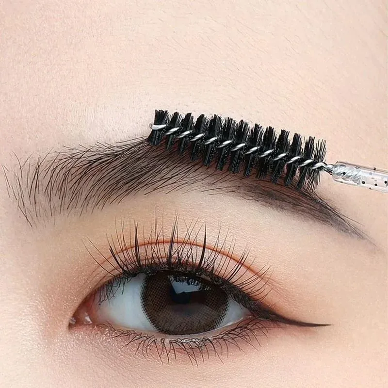 Sort øjenbryn Perm Makeup Brush Engangs øjenvippeforlængelse Brow Comb Professionel Mascara Wands Applikator Spoolere Værktøj — image 3