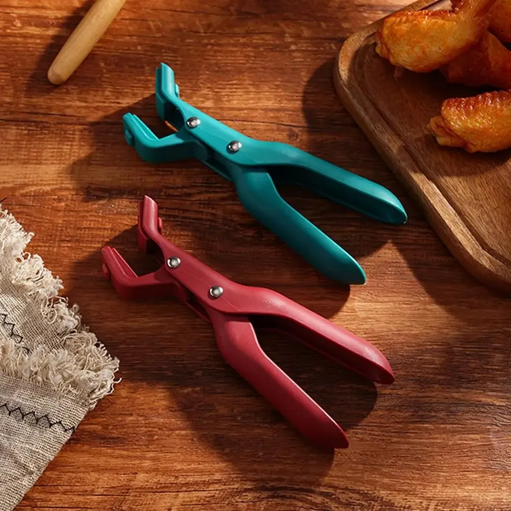 Mehrzweck-Anti-Verbrühungs-Schüsselhalter-Clip, einfarbig, Anti-2-Verbrühungs-Haus-Clip-Werkzeuge, Silikon, Küche — image 1
