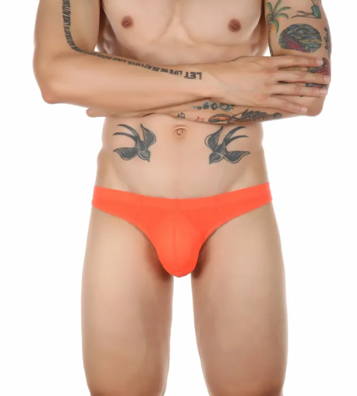 Sexy Men's Thongs Underwears Ultra-thin Thong G Strings Pouch Ice Silk Tanga Hombre Sexy Gay Underpants Breathable Briefs Men — image 16