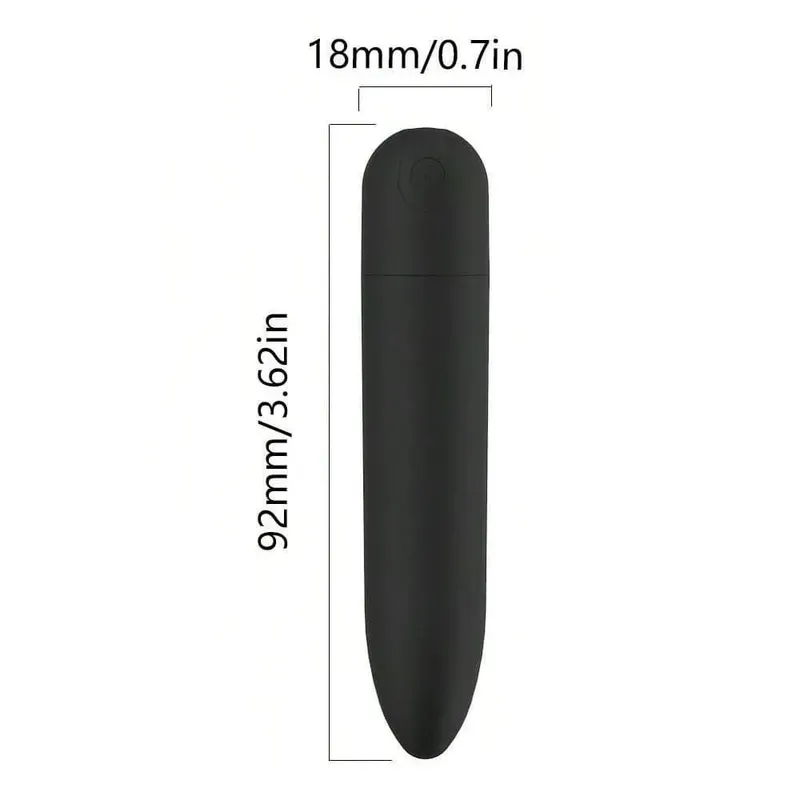 USB Şarj Edilebilir Kurşun Vibratör - Su Geçirmez Mini Güçlü Vibratör 10 Mod Klitoris G-Spot Stimülatörü Kadınlar için Seks Oyuncak — image 8
