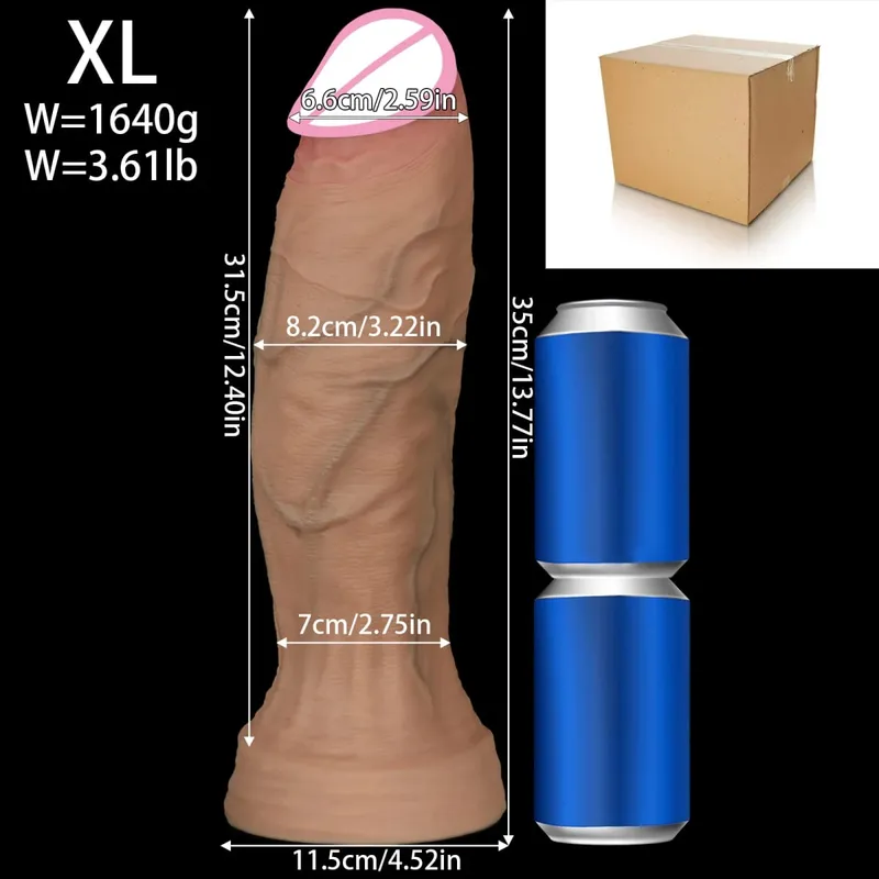 Realistis Anal Besar Panjang Butt Plug Pelatihan Tandu Anal Dilator Prostat Pijat Dewasa Anal Mainan Seks untuk Wanita Pria Gay