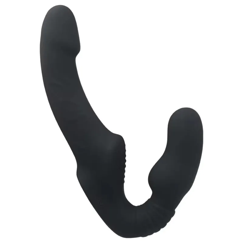 Strapless Strapon Dildo Vibrator Weibliche Doppel Vibrierende G-punkt Stimulieren Klitoris Anal Massager Erwachsene Sex Spielzeug Für Frauen Paar — image 10