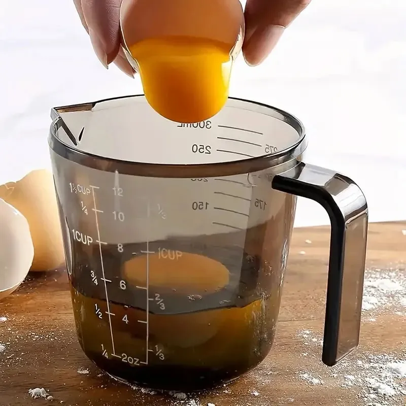 1 Chiếc Làm Bánh Chất Lỏng Cốc Đo PS Cân Cốc Nhựa Đo Thể Tích Cốc Bếp Dụng Cụ Nướng Bánh 150/300/600/1000Ml — image 5