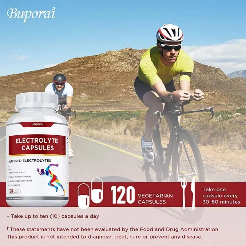 Electrolyte Capsules - Contains Vitamin D Promotes Electrolyte Balance Improves Cognitive Function Relieves Fatigue Non-GMO — image 7