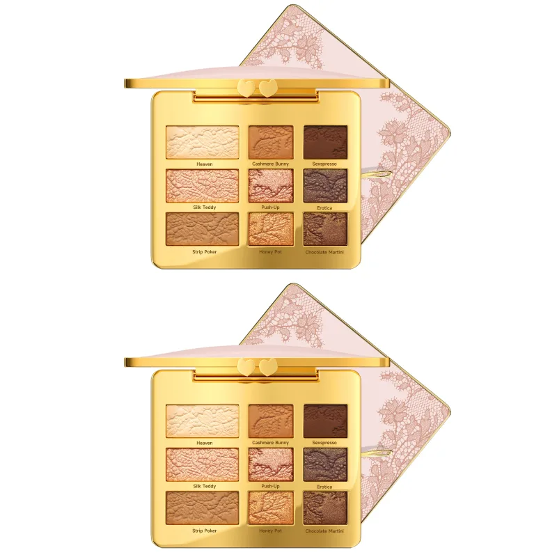 Paleta de sombra de ojos de 9 colores, portátil, multifuncional, brillo, sombra de ojos, paleta brillante, resaltador en polvo, Kit de belleza, 12g — image 8