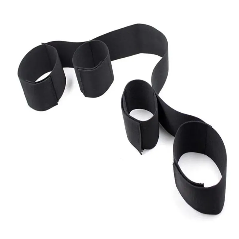 Engrenagem de bondage algemas ajustáveis, algemas de tornozelo, contenção de perna aberta, brinquedos sexuais para mulheres, casais, jogos adultos, sem vibrador