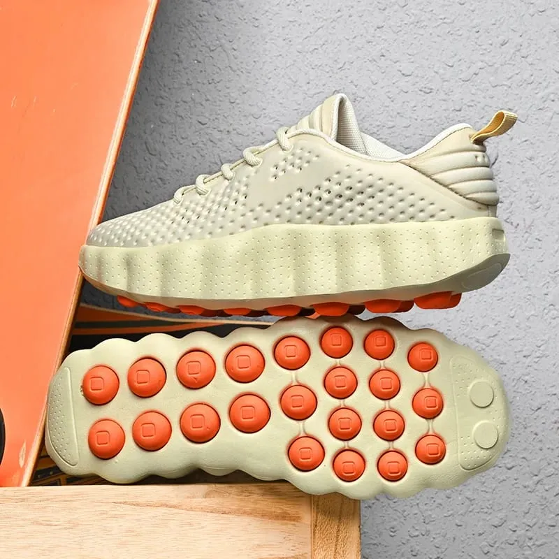 Chaussures de course d'été respirantes pour hommes et femmes, baskets de Sport à plateforme absorbant les chocs, antidérapantes, à la mode, décontractées, de marche