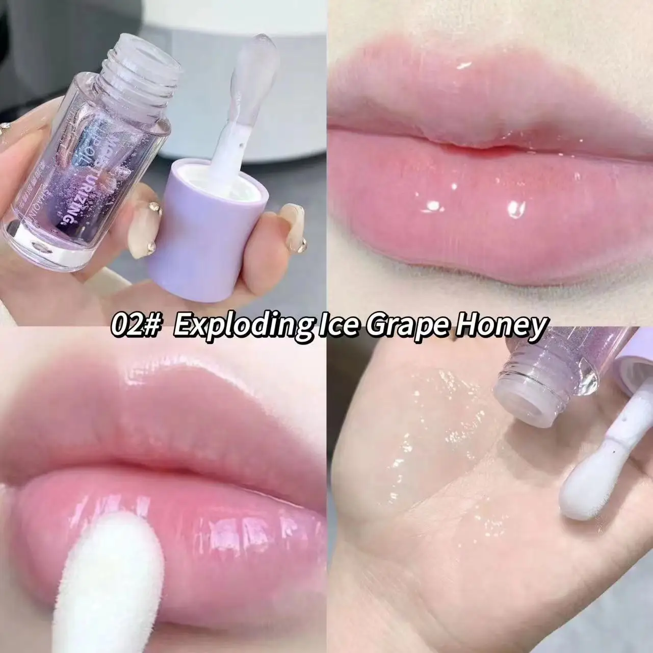 Water Light Lip Gloss Moisturizer Transparent Jelly Mirror Fruit Crystal Lip Oil Clear Hydrating Plumping Korean Lip Care Makeup — image 8