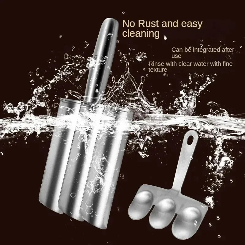 簡単に外せるノンスティックミートボールメーカーセット - 簡単にフィッシュボールを作るための手動ミートボールスプーン - 家庭料理に最適なキッチンツール — image 4