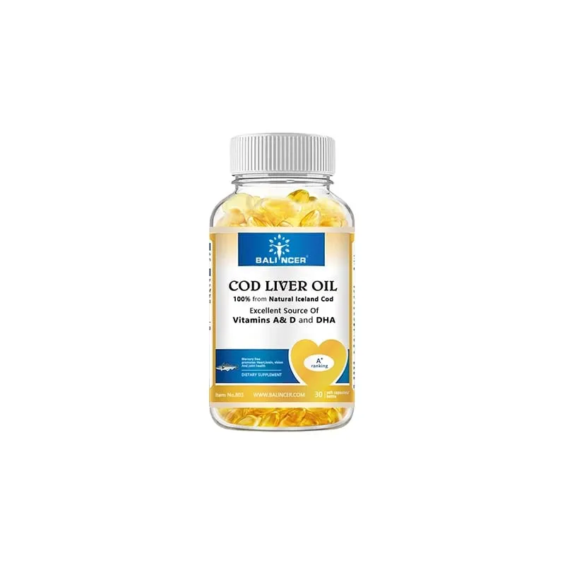 Kapsul Minyak Hati Ikan Kod Kaya dengan Vitamin A D dan DHA Membantu Mengekalkan Kulit Sihat Otak dan Tulang Yang Kuat serta Meningkatkan Daya Ingatan — image 9
