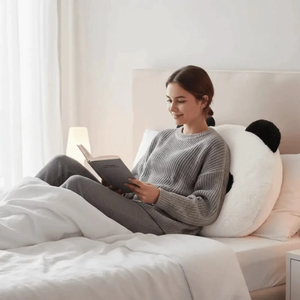 Kusyen Panda Boneka Binatang Hiasan Rumah Sofa Bilik Tidur Bantal Panda Sumbat Kawaii 30cm Bantal Lempar Panda Hadiah Hari Lahir