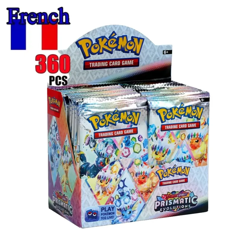 ** 360Pcs EnglishPokémonCards SunMoon Destined PSrismatic Evolutions Scarlet Violet 151 PALDEAN Booster Battle Transaction Card — image 27