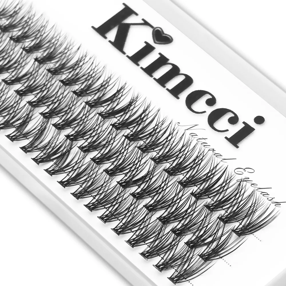 Kimcci 60 nœuds/étui Extension de Faux cils naturels maquillage 30 P vison individuel Faux cils professionnels Faux greffage cils — image 3