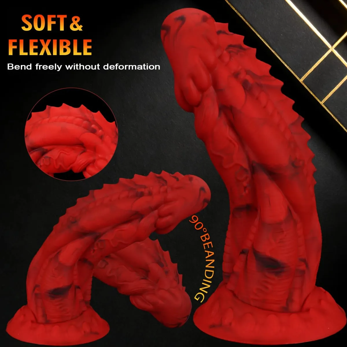 Huge Big Large Anal Plug Dragon Monster Long Anal Dildo Anal stretching dialator Butt Plug Adult Sex Toys For women Men Gay — image 5