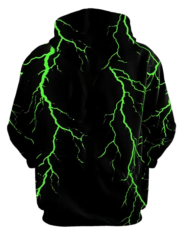 Men's winter-spring hooded sweatshirt with 3D print comfortable and soft trendy and casual streetwear style — image 4