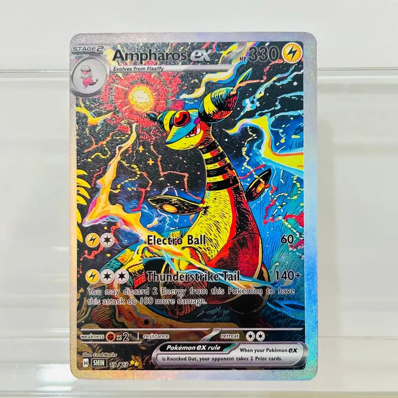 10Pcs (Charizard Mewtwo Gengar Vaporeon) DIY Holographic Texture Cards Perfect Condition Premium Anime Collection Card — image 10