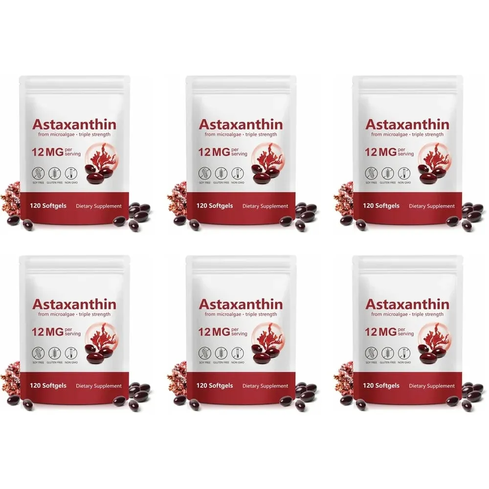 Astaxanthin 12mg Softgels Triple Strength Antioxidant Support for Skin Eye Joint & Immune Health – 120 Count 4‑Month Supply — image 12