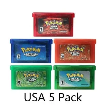 GBA 비디오 게임 카트리지 콘솔 카드 포켓몬 에메랄드 루비 FireRed LeafGreen 사파이어 GBA/NDS용 다국어 — image 5