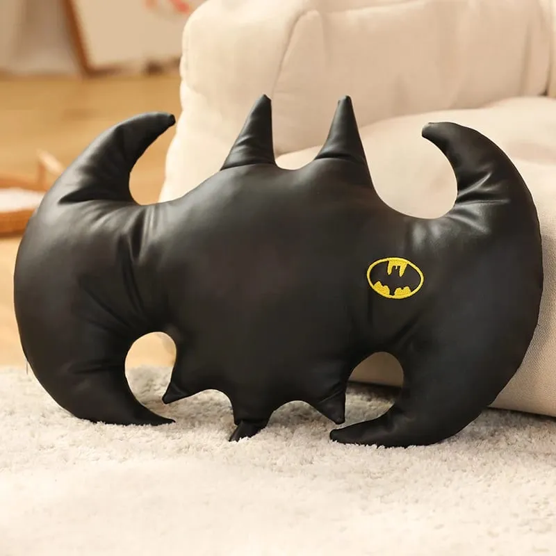 Pictorial Black Bat Shaped Plush Pillow Cool Superman Sofa Cushion Bay Window Nap Pillow Stuffed Animal Toys Hobbies Xmas Gifts — image 11
