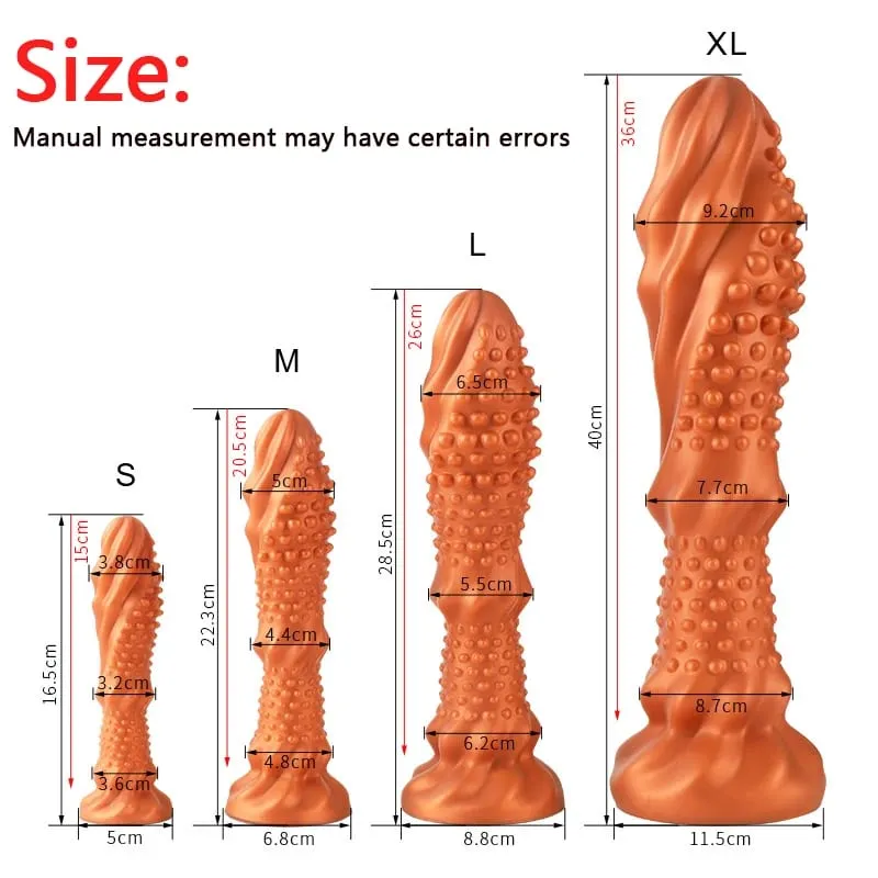 Lobo dente vara enorme longo anal plug grande vibrador butt plug ânus expansão estimulador massagem de próstata brinquedos sexuais anal para mulher homem — image 2