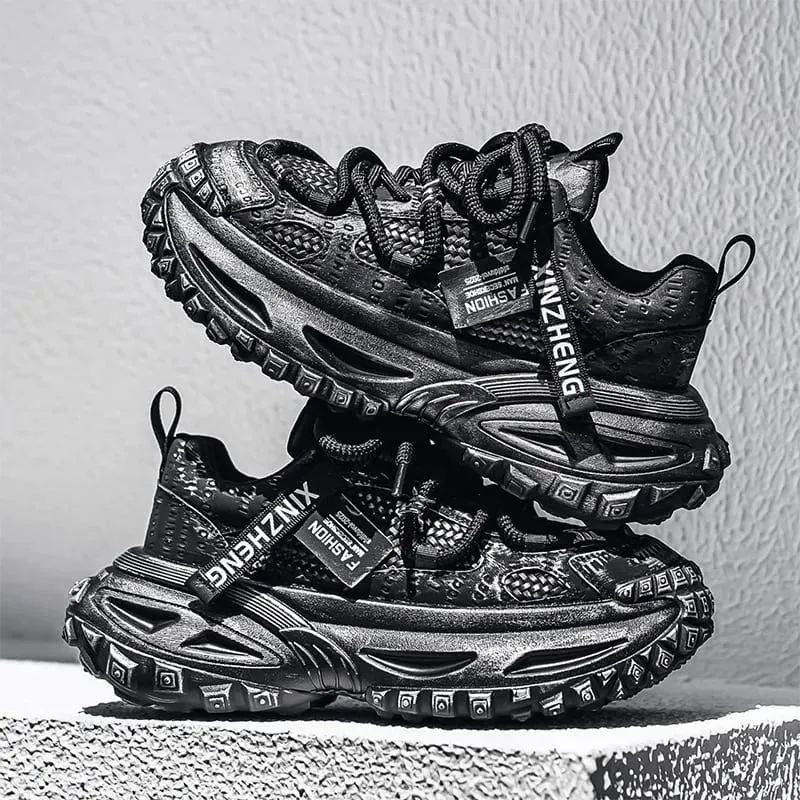 Chaussures pour hommes maille respirant plate-forme baskets léger luxe haut de gamme chaussures hommes décontractées tendance confort hommes chaussures Кроссовки Мужские — image 11