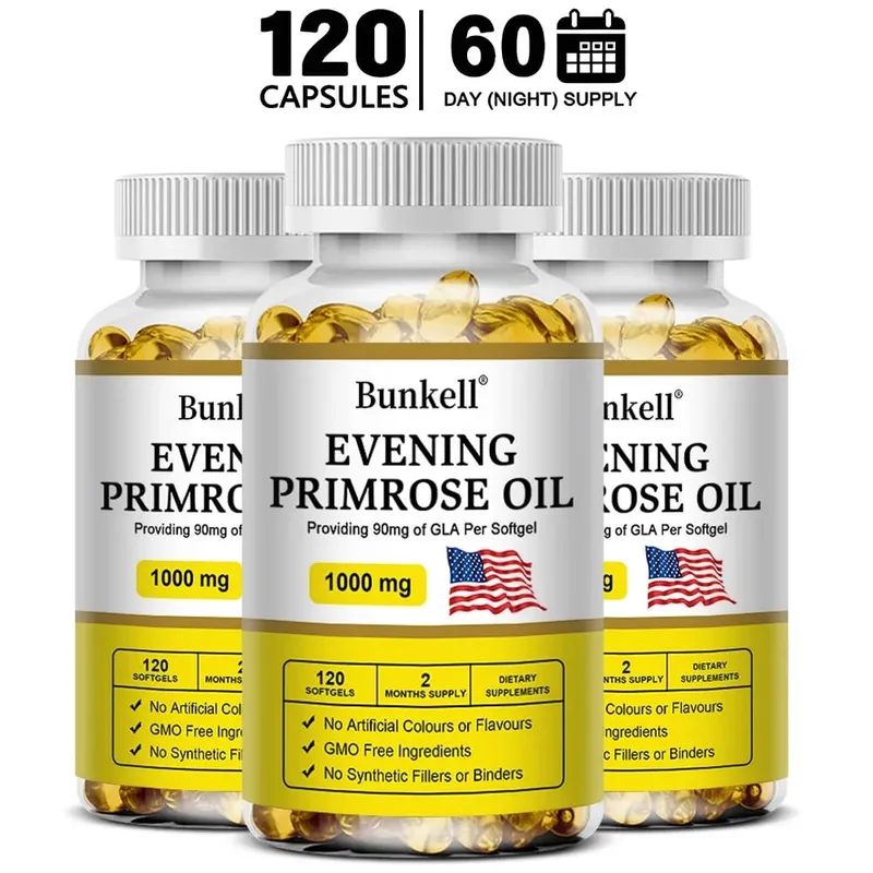Evening Primrose Oil - Anti-oxidation Bone Strengthening Immunity Enhancement Endocrine Health Improvement — image 11
