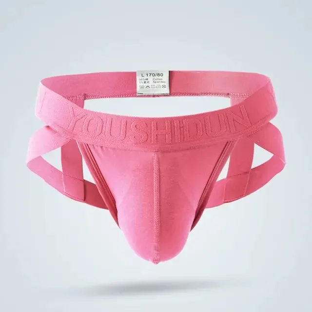 1 PCS New Men Sexy Low Rise Panties G-strings Thong Jock Strap Underwear Briefs Convex Pouch Underpants Gays Clothes Lingerie — image 14