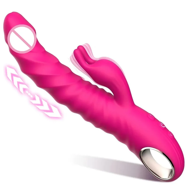 Thrusting Wiggle Rabbit Vibrator สำหรับผู้หญิงช่องคลอด G-Spot Vibrator Clitoris Stimulator หญิง Masturbation Sex Toy สำหรับผู้หญิง — image 7