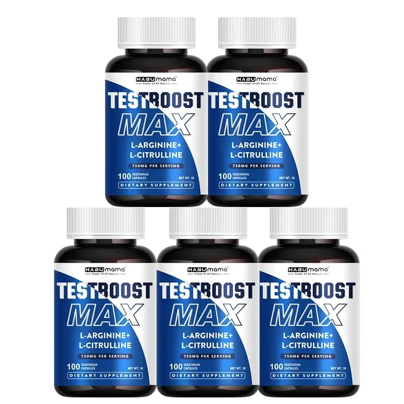 100 tabletek Test Boost Max Zwiększona siła i jędrność dla męskiej poprawy wytrzymałości i przedłużonych wyników — image 10