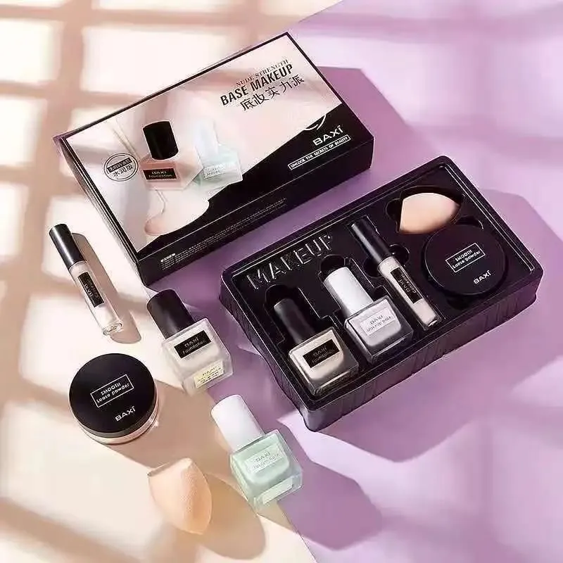 Foundation Rias Wajah Concealer Stik Concealer Cair Contouring Foundation Penutup Jerawat Bintik-bintik Bekas Luka Kontrol Minyak Alami — image 2