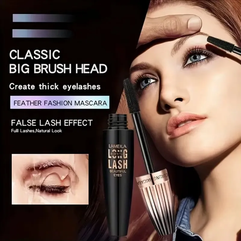 Waterdichte 4D Mascara Dikke Lange Smudge-proof Mollige Gecodeerde langdurige Curling Grote Oogmake-up Makeup Tools — image 6