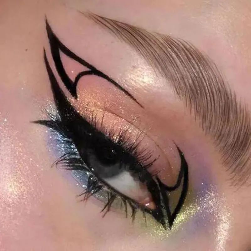 Ultra-thin Waterproof Liquid Eyeliner แต่งหน้าเกาหลีสำหรับผู้หญิง Quick Dry Smooth Eye Liner Long Last Lower Eyelash ปากกาเครื่องสำอาง — image 4