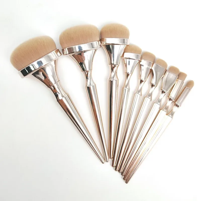 British Generation's new Iconic London HD high-definition facial makeup brushes set 9pcs foundation concealer brush — image 2