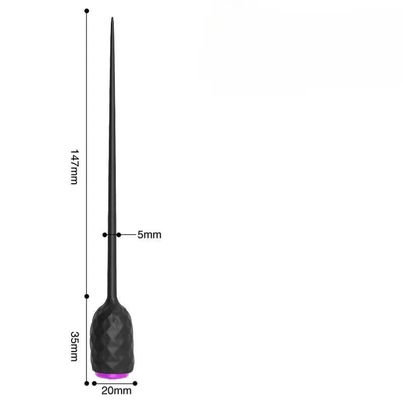 ยาว Urethral Vibrator Catheter ท่อปัสสาวะเสียง Dilator นวด 10 ความเร็ว Dildo Vibrator Catheter อวัยวะเพศชาย Plug เพศของเล่นสำหรับผู้ชายเกย์ — image 9
