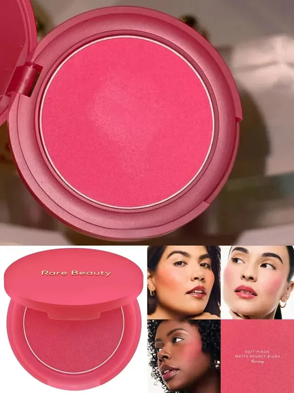Rare Beauty Cream Blush เนื้อมันฝรั่งบดที่นุ่มฟู เกลี่ยให้เรียบเนียนเพื่อสร้างแก้มที่เปล่งประกายอย่างเป็นธรรมชาติ — image 6